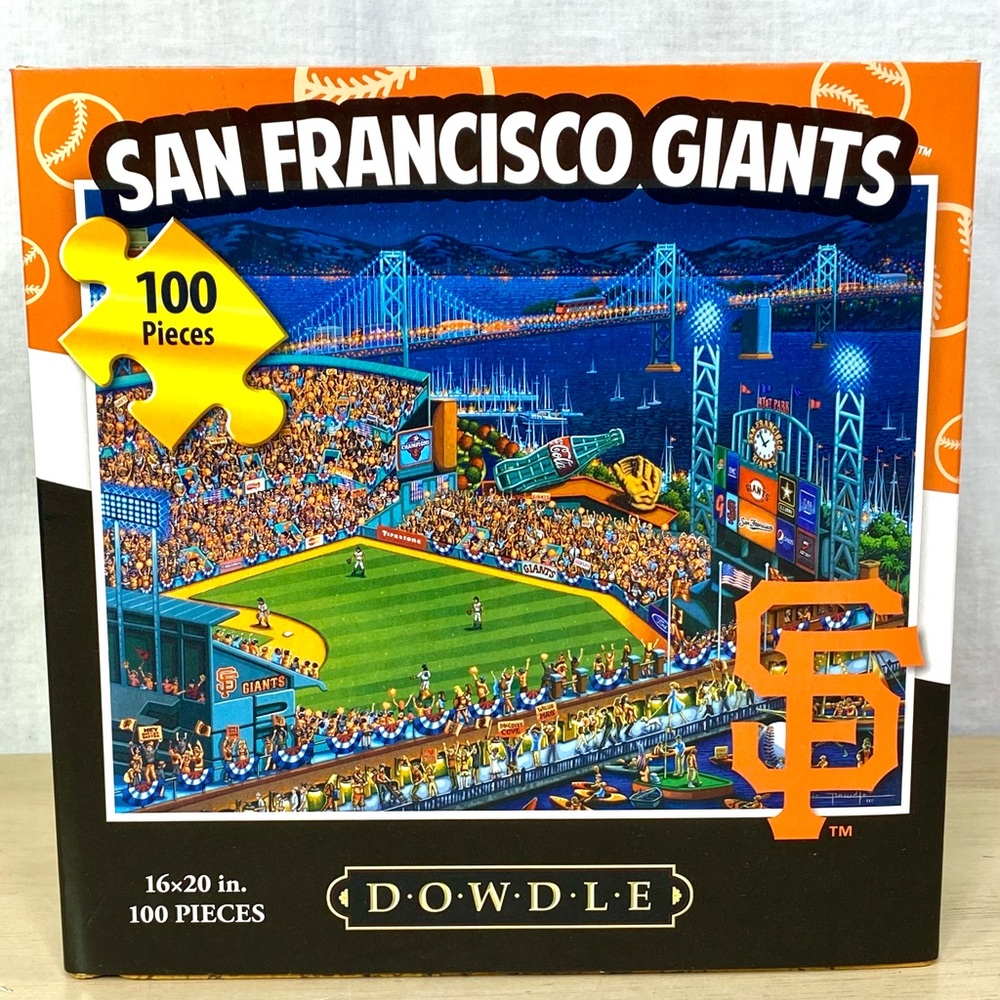 Complete 500 pc San Francisco Giants Baseball Team Puzzle Eric Dowdle